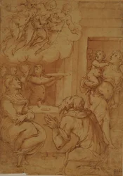Three Angels Appear to the Family of Abraham